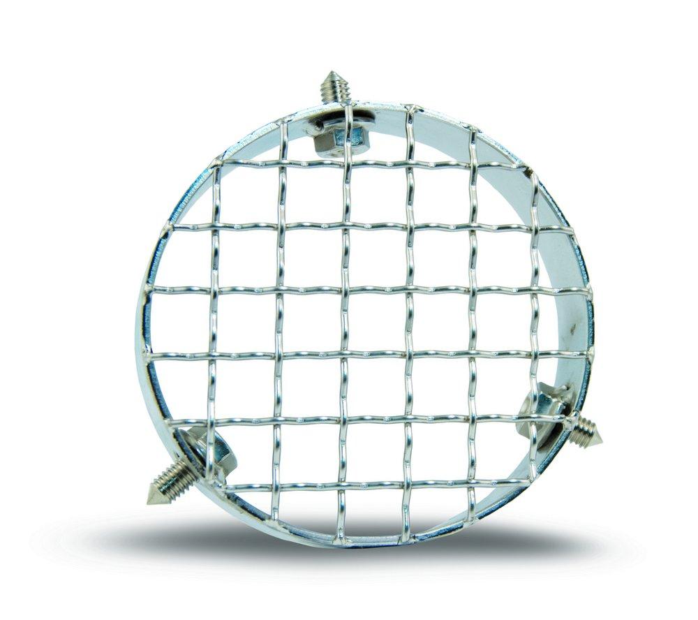 3 x 3 in. Bird Guard in Nickel Brass 