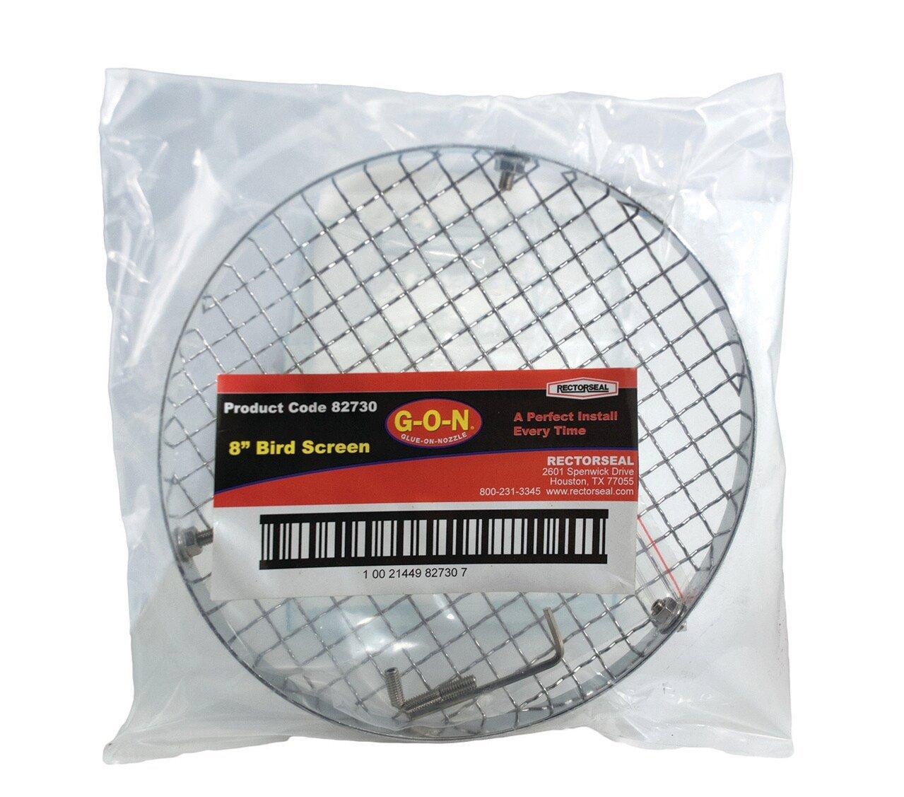 Rectorseal Silver 12-2/5 in. Bird Guard 12 in. in Silver 