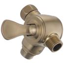 Delta Faucet Brilliance&reg; Champagne Bronze 1/2 x 3-3/4 in. and Plastic Shower Arm Diverter 