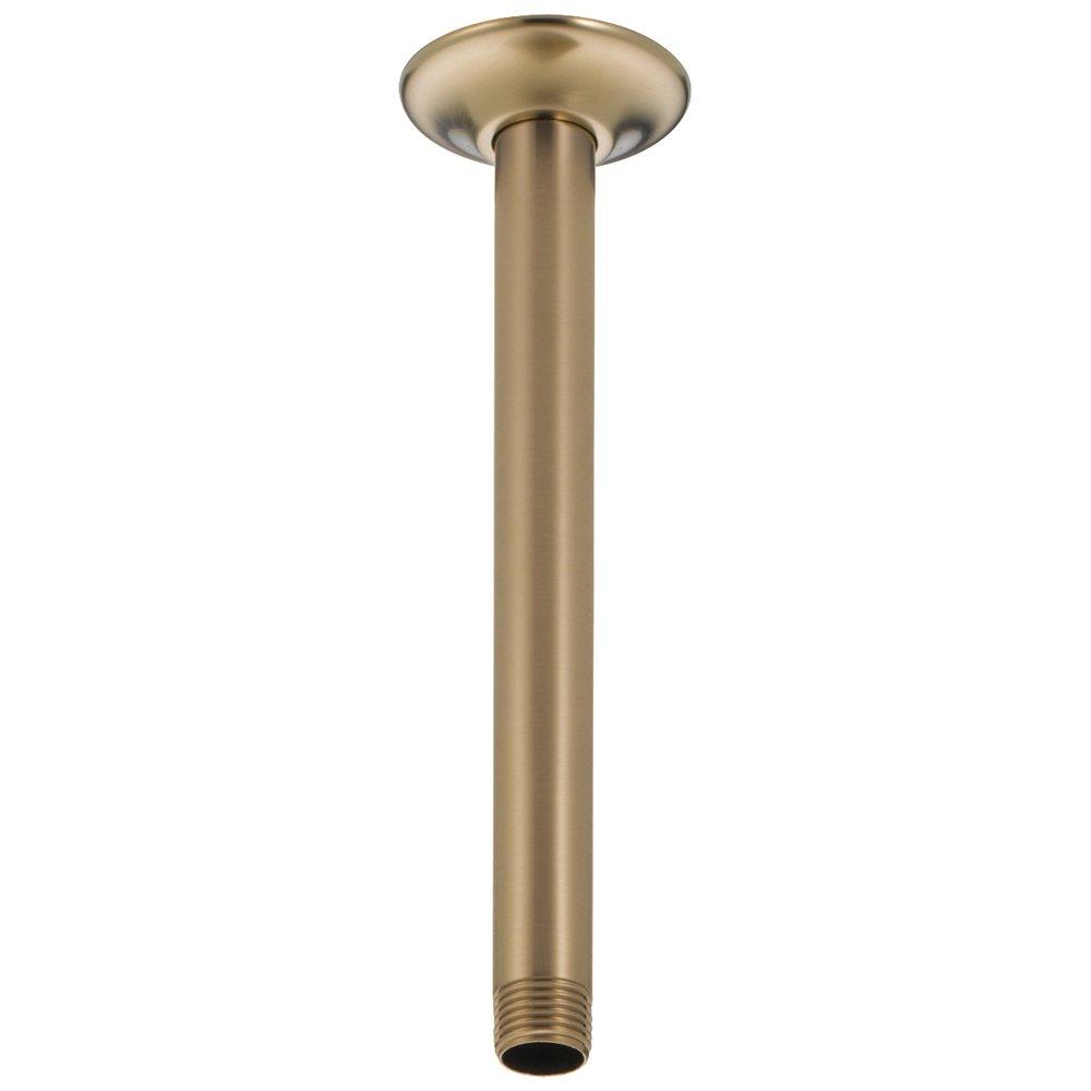 Delta Faucet Brilliance&reg; Champagne Bronze 1/2 x 10 x 2-1/2 in. Shower Arm and Flange 