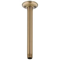 1/2 x 10 x 2-1/2 in. Shower Arm and Flange in Brilliance&reg; Champagne Bronze