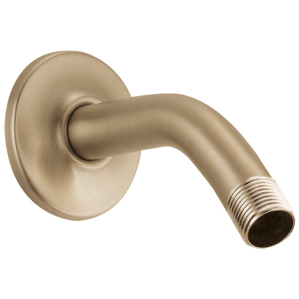 Delta Faucet Brilliance&reg; Champagne Bronze 1/2 x 5-3/4 x 2-5/16 in. Shower Arm and Flange 