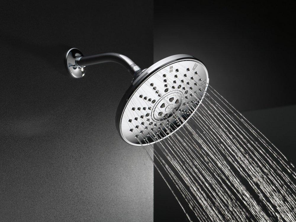 Delta Faucet Brilliance&reg; Champagne Bronze Multi Function Full Body, Full Spray with Massage and Massaging Showerhead 