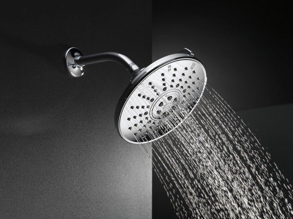Delta Faucet Brilliance&reg; Champagne Bronze Multi Function Full Body, Full Spray with Massage and Massaging Showerhead 