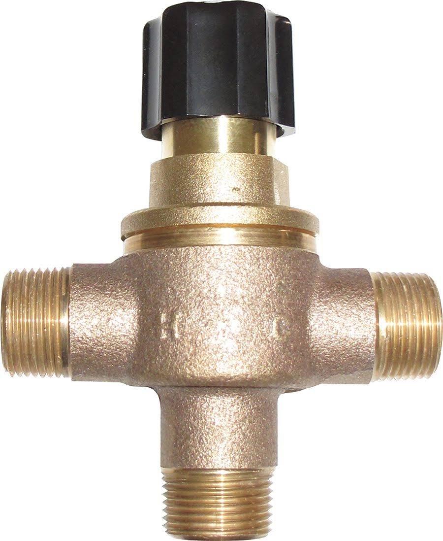 Leonard Valve MIPT Hydronic Mixing Valve Bronze 