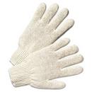 Anchor Natural White String Knit Cotton and Plastic Gloves 