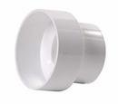 8 in. Sewer Gasket x Solvent Weld DWV and Hub PVC Adapter