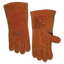 Size L Cowhide Leather Welding Gloves in Bucktan