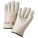 L Size Natural Cowhide Leather Driver Gloves