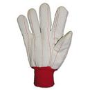 Heavy Canvas Gloves in Red and White
