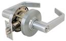 Cal-Royal Satin Chrome 2-Grade Storeroom Lock Leverset with Big Rose 
