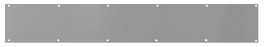 Satin Nickel 6 x 34 in. Aluminum Screw 