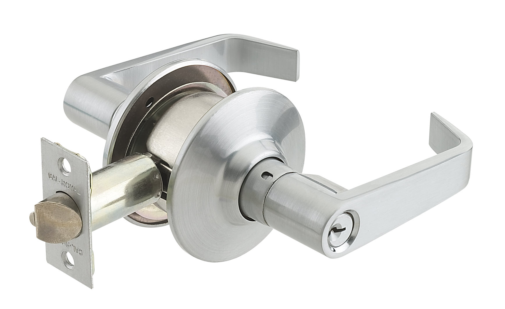 Cal-Royal Satin Chrome Cylindrical Lock 