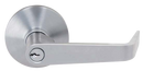 Cal-Royal Satin Chrome C-Keyway Lever Key Lock 