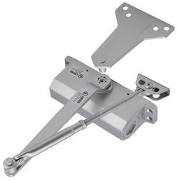 Regular/Parallel Arm Door Closer in Aluminum