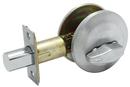Cal-Royal Satin Chrome One Sided Deadbolt Metal-Stainless Steel 
