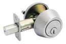 Cal-Royal Satin Nickel Single Cylinder Deadbolt 