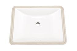 18-3/4 in. Undermount Square Vitreous China Bathroom Sink in White
