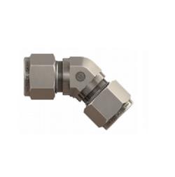 1/2 in. OD Tube Double Ferrule 316 Stainless Steel 45 Degree Elbow