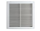 18 x 16 in. Fixed Bar Filter Grille in White