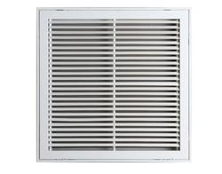 20 x 14 in. Fixed Bar Filter Grille in White