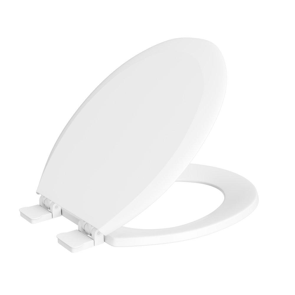 PROFLO&reg; White Round Closed Front with Cover 