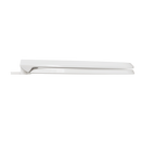 PROFLO&reg; White Elongated Toilet Seat with Easy Clean 