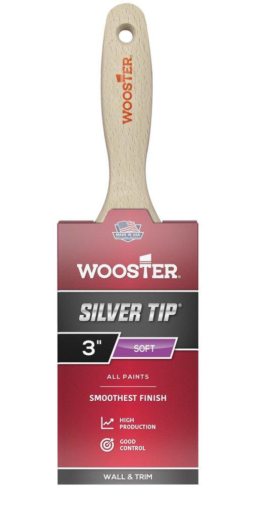 Wooster&reg; Silver Varnish Angle Sash Paint Brush in Silver 