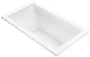 MTI Whirlpools&reg; White 54 x 32 in. Soaker Drop-In Bathtub with Right Drain 