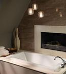 MTI Whirlpools&reg; White 54 x 32 in. Soaker Drop-In Bathtub with Right Drain 