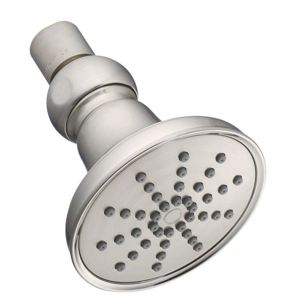 Gerber Plumbing Brushed Nickel Single Spray Showerhead 