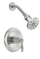 2.5 gpm Shower Faucet Trim with Single Lever Handle in Brushed Nickel