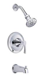 1.5 gpm Pressure Balancing Tub and Shower Trim with Single Lever Handle in Polished Chrome