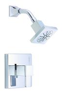Single Lever Handle Pressure Balancing Shower Faucet in Polished Chrome