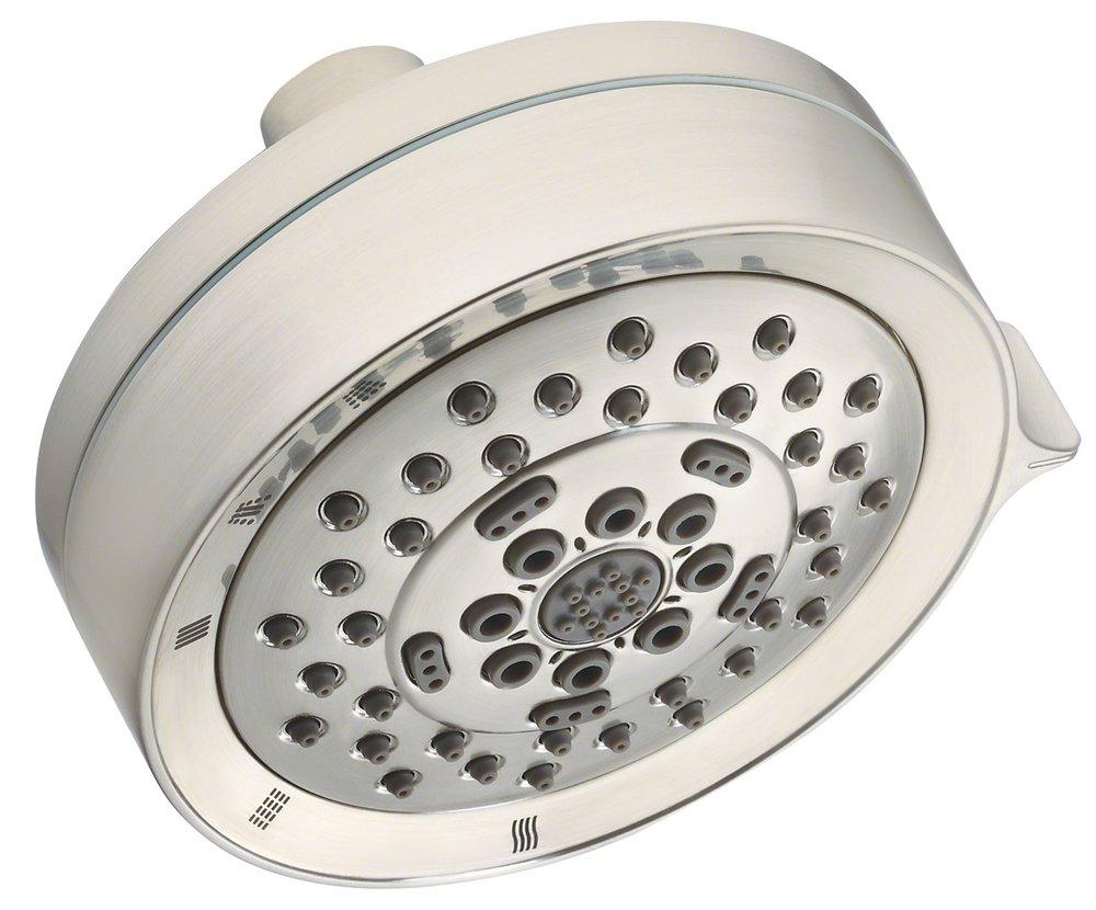 Gerber Plumbing Brushed Nickel 2 gpm 5-Function Showerhead 