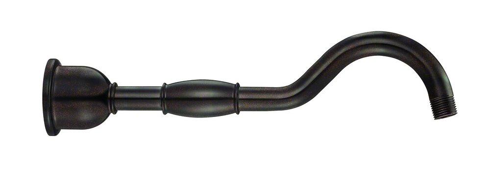 Gerber Plumbing Tumbled Bronze Shower Arm with Flange 