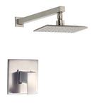 Pressure Balancing Shower Faucet with Single Lever Handle in Brushed Nickel