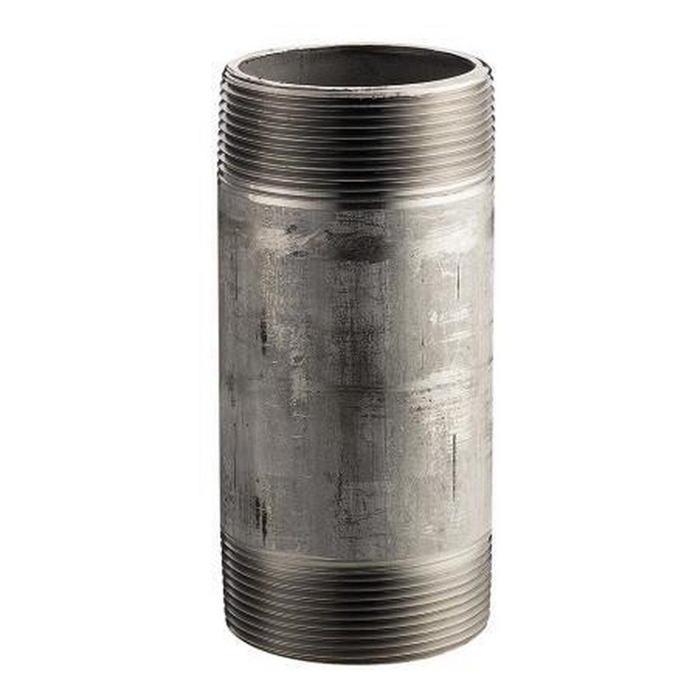 3/8 in. Weld Schedule 80 Domestic 316L Stainless Steel Nipple 