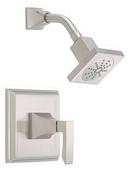 2 gpm 1-Hole Trim Shower with Square Single Lever Handle in Brushed Nickel