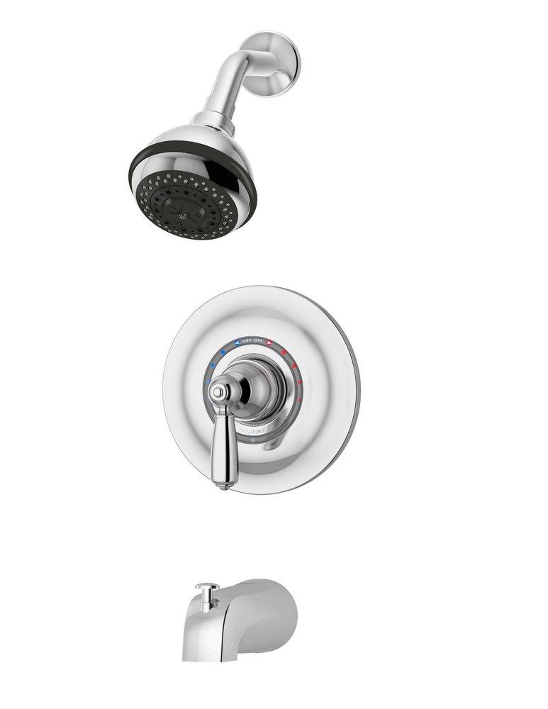 Symmons Industries Polished Chrome Single Handle Multi Function Bathtub & Shower Faucet (Trim Only) 