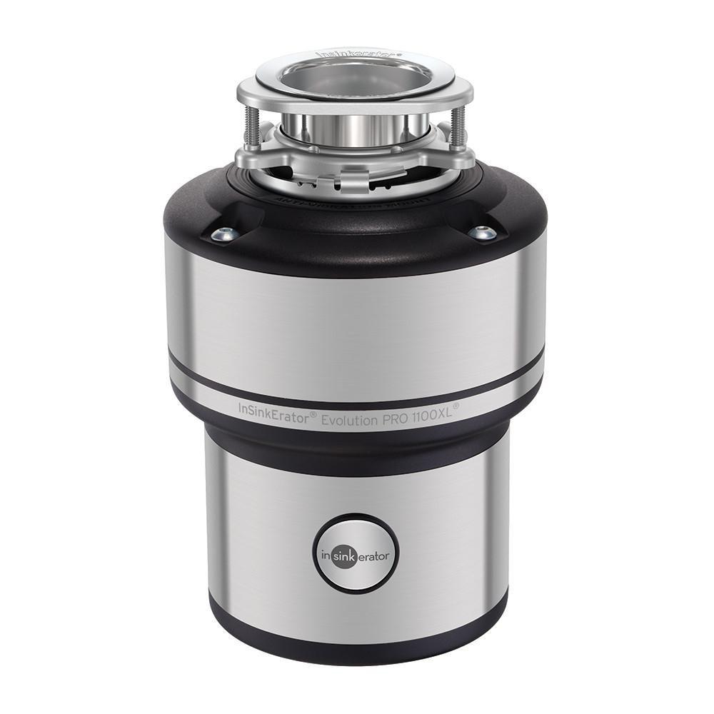 InSinkErator&reg; Stainless Steel/Black Continuous Feed Garbage Disposal with SoundSeal Technology 