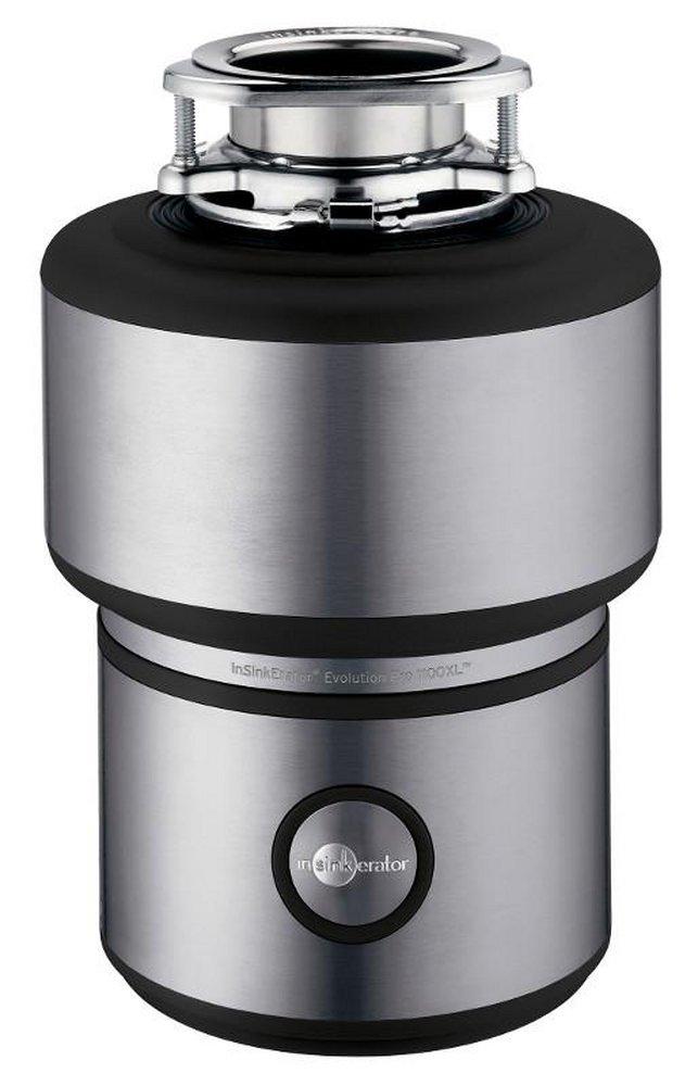 InSinkErator® Stainless Steel/Black Continuous Feed Garbage Disposal with Power Cord and SoundSeal Technology 