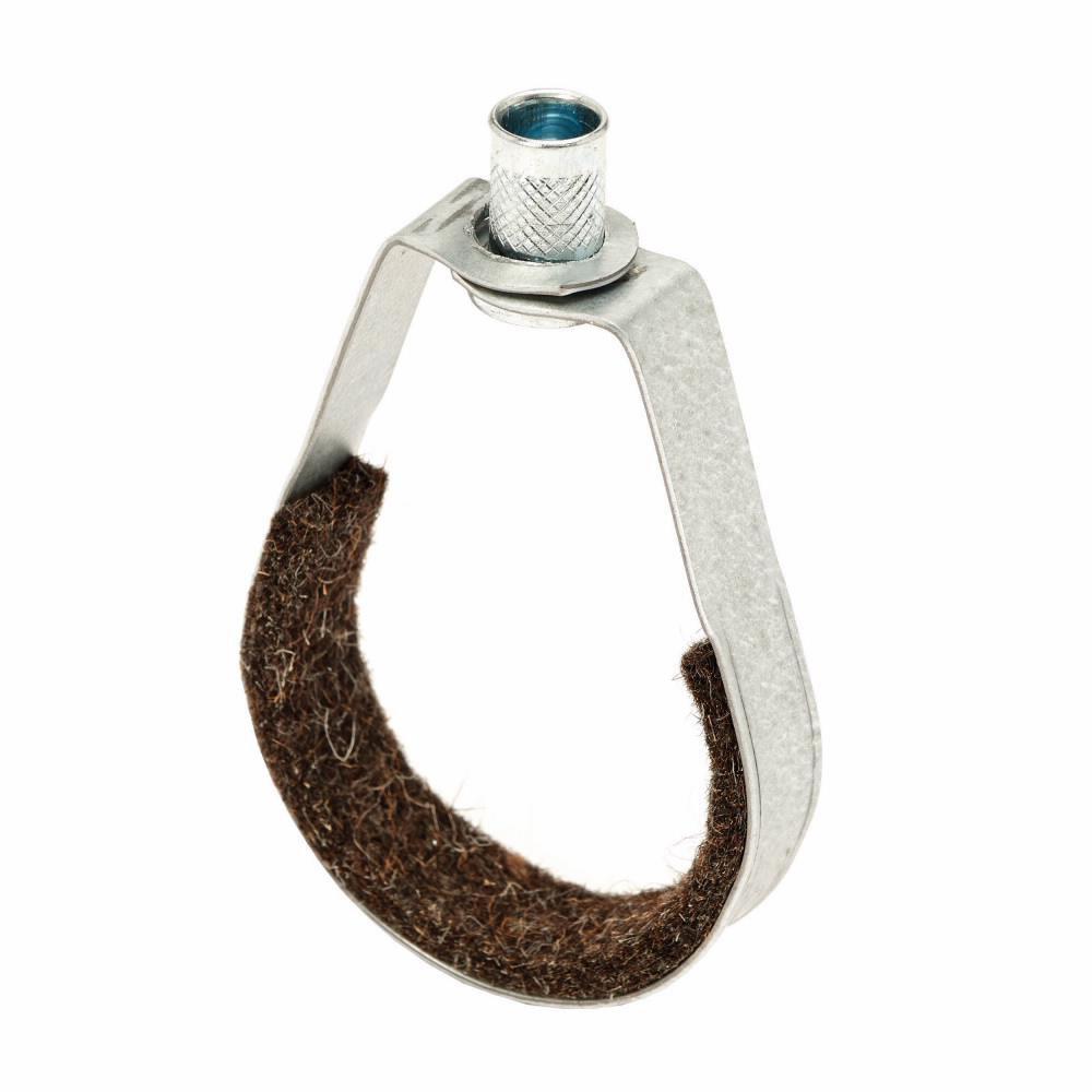 3/4 in. Galvanized Felt Lined Adjustable Swivel Ring Hanger 