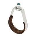 3/4 in. Galvanized Felt Lined Adjustable Swivel Ring Hanger 