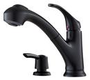Pfister Matte Black Single Handle Pull Out Kitchen Faucet 