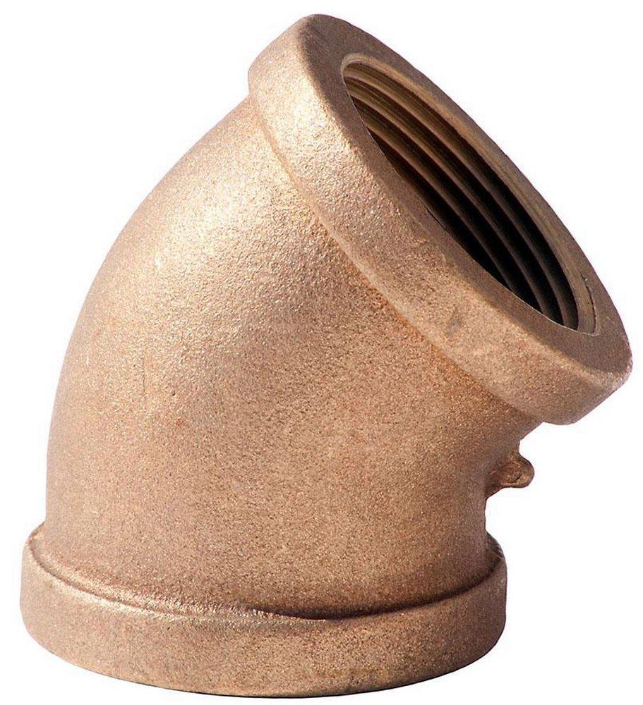 FNPT Brass Straight 45 Degree Elbow 