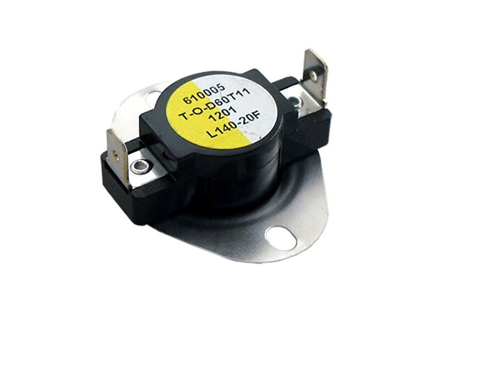 Supco Black 240V General Purpose Thermostat Limit Control Switch 