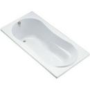 72 x 36 in. Soaker Drop-In Bathtub with Reversible Drain in White