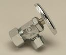 1/2 x 1/4 in. Sweat x Compression Oval Angle Supply Stop Valve in Polished Chrome