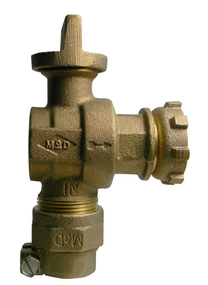 A.Y. McDonald PVC Yoke Ball Angle Valve 